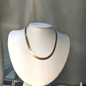 SOLID GOLD NECKLACE 16 inch